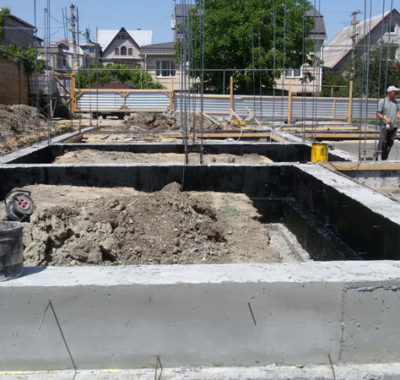 Устройство фундамента, г. Симферополь - строительство компанией Надежный дом 2018 год